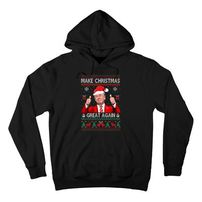 Donald Trump President Make Christmas Great Again Xmas Ugly Sweatshirt Hoodie