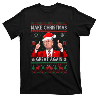 Donald Trump President Make Christmas Great Again Xmas Ugly Sweatshirt T-Shirt