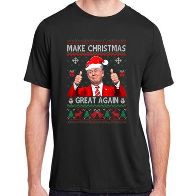 Donald Trump President Make Christmas Great Again Xmas Ugly Sweatshirt Adult ChromaSoft Performance T-Shirt