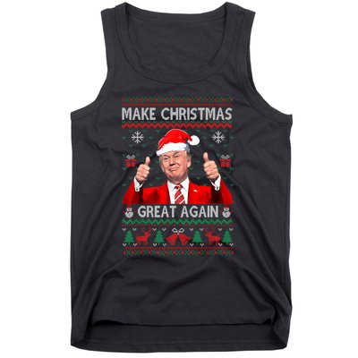 Donald Trump President Make Christmas Great Again Xmas Ugly Sweatshirt Tank Top