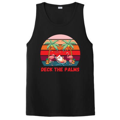 Deck The Palms Christmas In July Santa Ing A Cocktail Gift PosiCharge Competitor Tank