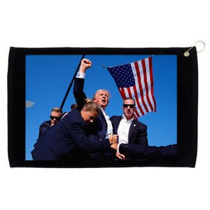 Donald Trump Photo After The Shooting At His Rally Grommeted Golf Towel