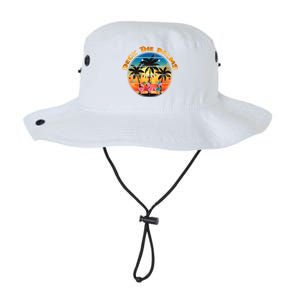 Deck The Palms Beach Tropical Christmas Group Matching Funny Gift Legacy Cool Fit Booney Bucket Hat