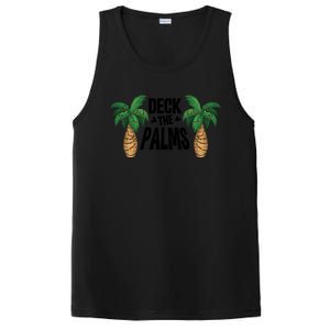 Deck The Palms Christmas Palm Tree Xmas Tropical Hawaii Gift PosiCharge Competitor Tank