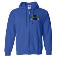 Deck The Palms Christmas Palm Tree Xmas Tropical Hawaii Gift Full Zip Hoodie