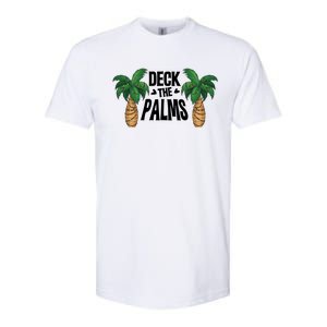 Deck The Palms Christmas Palm Tree Xmas Tropical Hawaii Gift Softstyle CVC T-Shirt