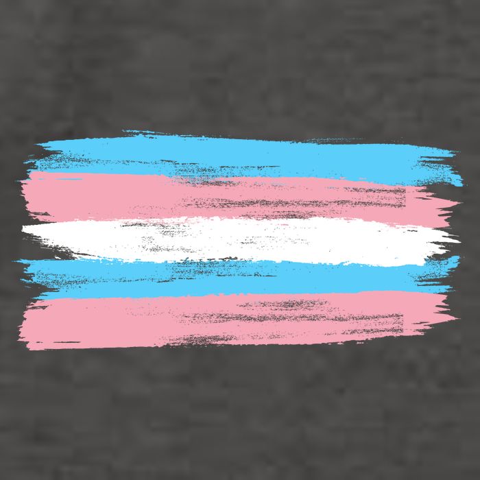 Distressed Transgender Pride Flag Vector Backpack