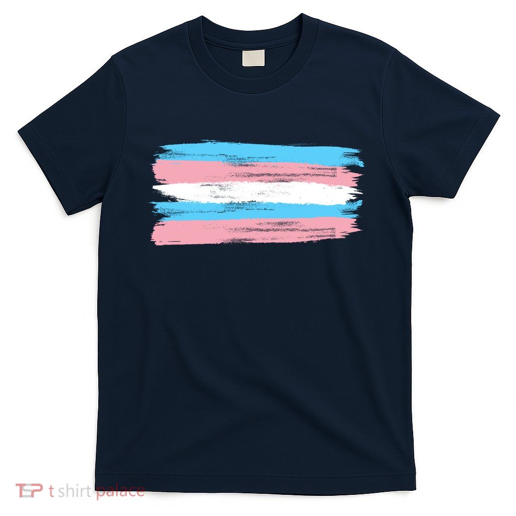 Distressed Transgender Pride Flag T-Shirt