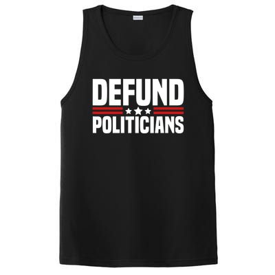 Defund The Politicians Patriotically Politics Libertarian PosiCharge Competitor Tank