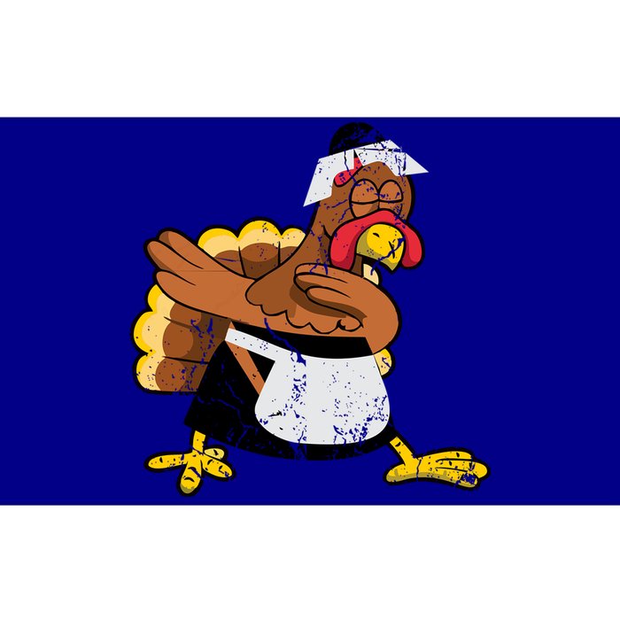 Dabbing Turkey Pilgrim Funny Thanksgiving Gift Gift Bumper Sticker