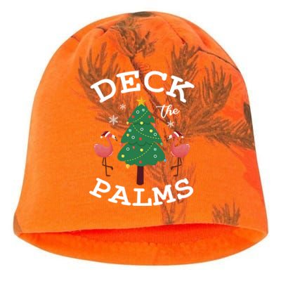 Deck The Palms Flamingo Lover Christmas Holiday Season Gift Kati - Camo Knit Beanie