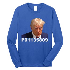 Donald Trump Prison Mugshot Funny Fulton County GA Long Sleeve Shirt