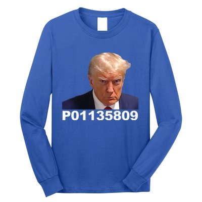 Donald Trump Prison Mugshot Funny Fulton County GA Long Sleeve Shirt