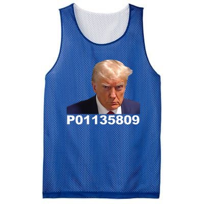 Donald Trump Prison Mugshot Funny Fulton County GA Mesh Reversible Basketball Jersey Tank