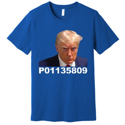 Donald Trump Prison Mugshot Funny Fulton County GA Premium T-Shirt