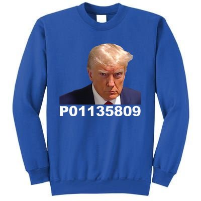 Donald Trump Prison Mugshot Funny Fulton County GA Tall Sweatshirt