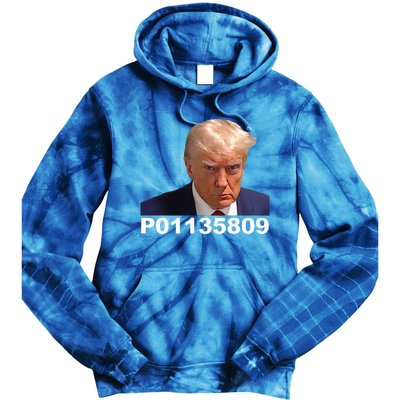 Donald Trump Prison Mugshot Funny Fulton County GA Tie Dye Hoodie