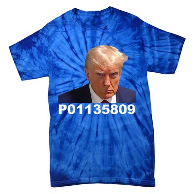 Donald Trump Prison Mugshot Funny Fulton County GA Tie-Dye T-Shirt