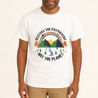Destroy The Patriarchy Not The Planet Smash Patriarchy Tall T-Shirt