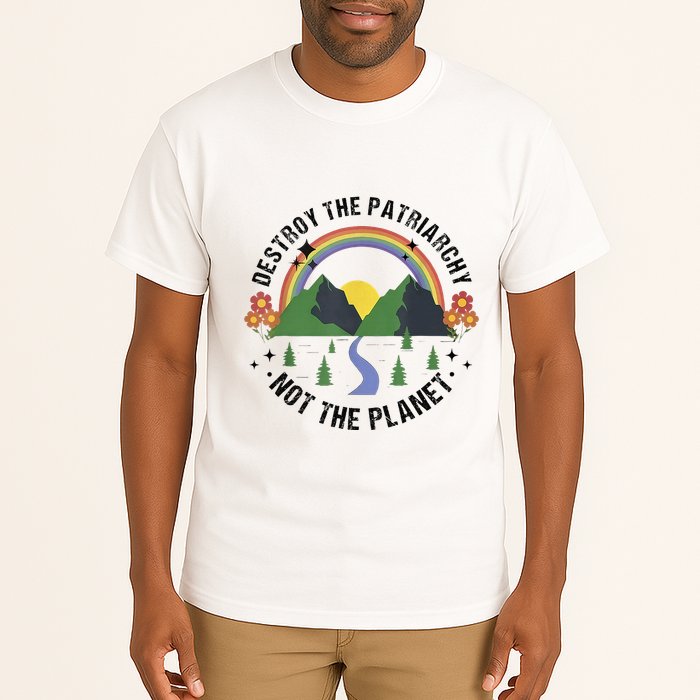 Destroy The Patriarchy Not The Planet Smash Patriarchy Tall T-Shirt