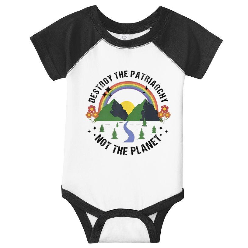 Destroy The Patriarchy Not The Planet Smash Patriarchy Infant Baby Jersey Bodysuit