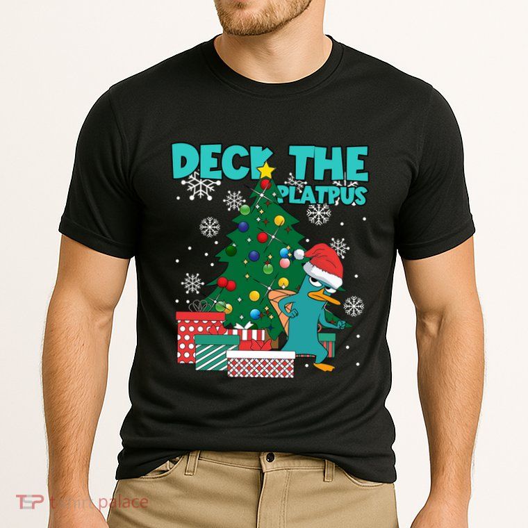 Deck The Platypus Xmas Perry Christmas Performance Shirt