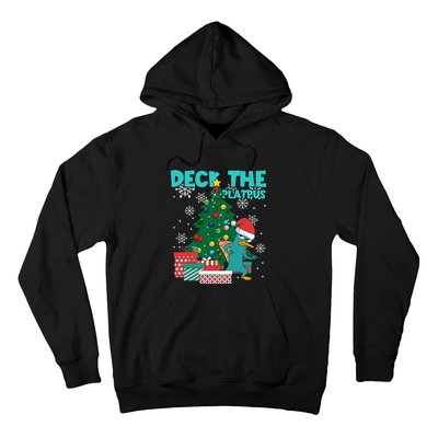 Deck The Platypus Xmas Perry Christmas Hoodie