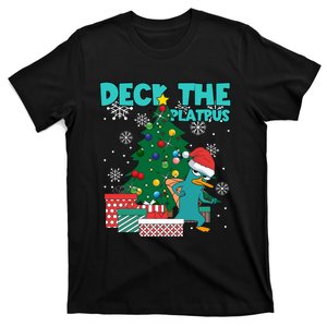 Deck The Platypus Xmas Perry Christmas T-Shirt