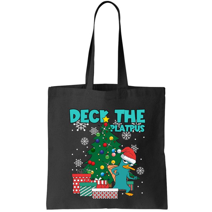 Deck The Platypus Xmas Perry Christmas Bag