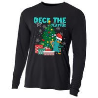 Deck The Platypus Xmas Perry Christmas Cooling Performance Long Sleeve Crew