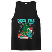 Deck The Platypus Xmas Perry Christmas PosiCharge Competitor Tank