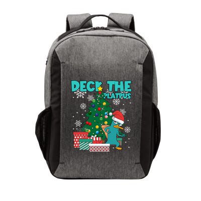 Deck The Platypus Xmas Perry Christmas Vector Backpack