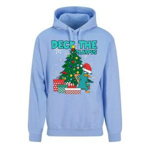 Deck The Platypus Xmas Perry Christmas Unisex Surf Hoodie