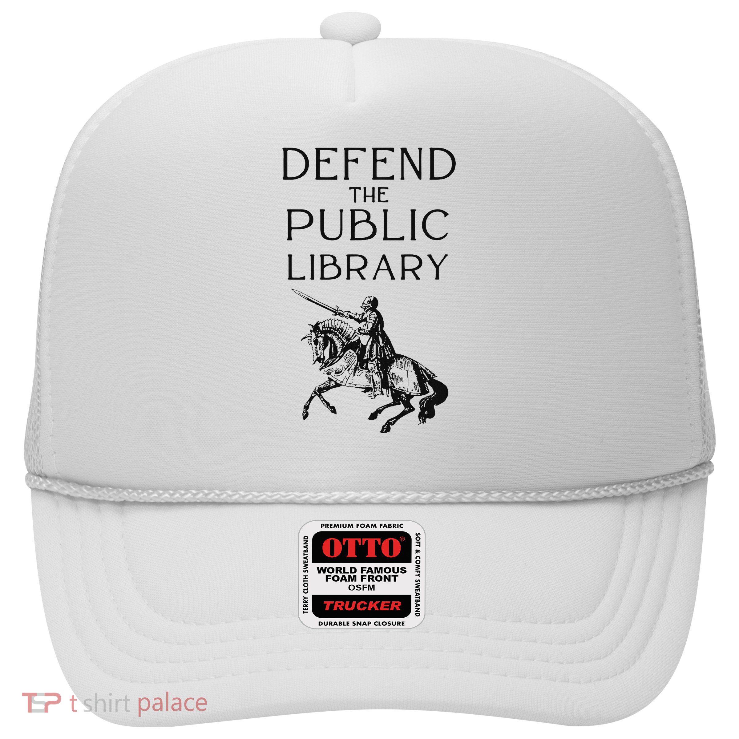 Defend The Public Library Trucker Hat