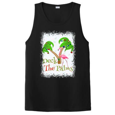 Deck The Palms Beach Christmas Flamingo Gift PosiCharge Competitor Tank