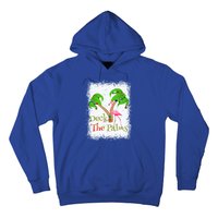 Deck The Palms Beach Christmas Flamingo Gift Hoodie