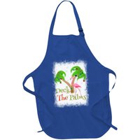 Deck The Palms Beach Christmas Flamingo Gift Apron