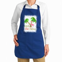 Deck The Palms Beach Christmas Flamingo Gift Apron