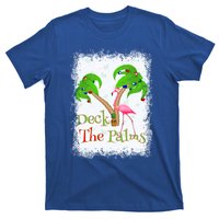 Deck The Palms Beach Christmas Flamingo Gift T-Shirt