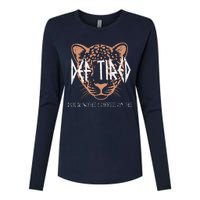 Def Tired Pour Some Coffee On Me Mom Leopard MotherS Day Womens Cotton Relaxed Long Sleeve T-Shirt