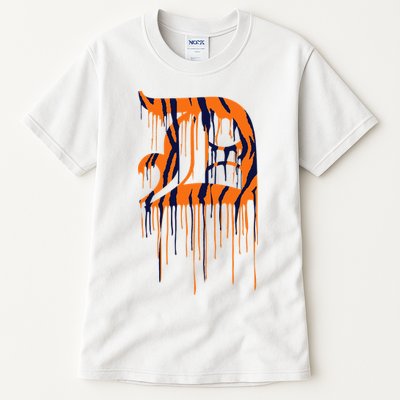 Detroit Tiger Paint Drip Tall T-Shirt