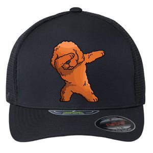 Dabbing Toy Poodle Dab Dance Funny Dog Gift Flexfit Unipanel Trucker Cap