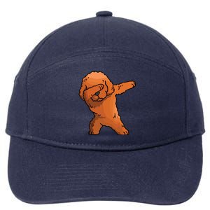 Dabbing Toy Poodle Dab Dance Funny Dog Gift 7-Panel Snapback Hat