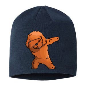 Dabbing Toy Poodle Dab Dance Funny Dog Gift Sustainable Beanie