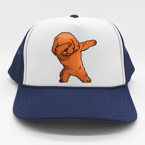 Dabbing Toy Poodle Dab Dance Funny Dog Gift Trucker Hat