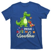 Dinosaur Tgiftrex Proud Autism Grandma Puzzle Autism Awareness Great Gift T-Shirt