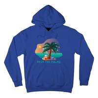 Deck The Palms Merry Flamingo Christmas Gift Hoodie