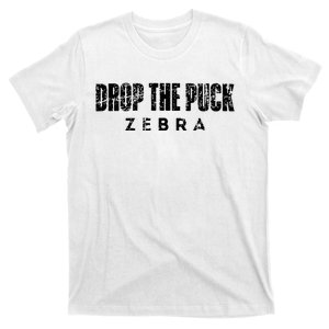 Drop The Puck Zebra T-Shirt