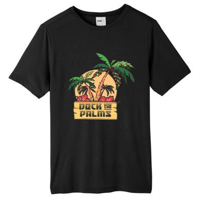 Deck The Palms Cute Gift Tall Fusion ChromaSoft Performance T-Shirt