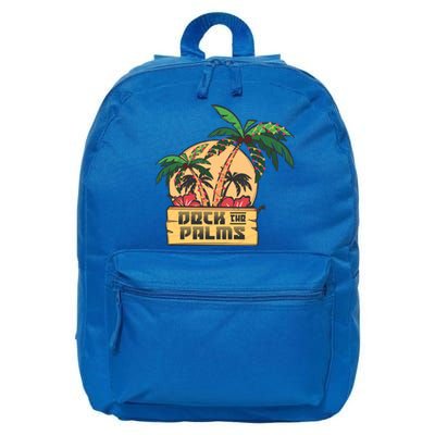 Deck The Palms Cute Gift 16 in Basic Backpack